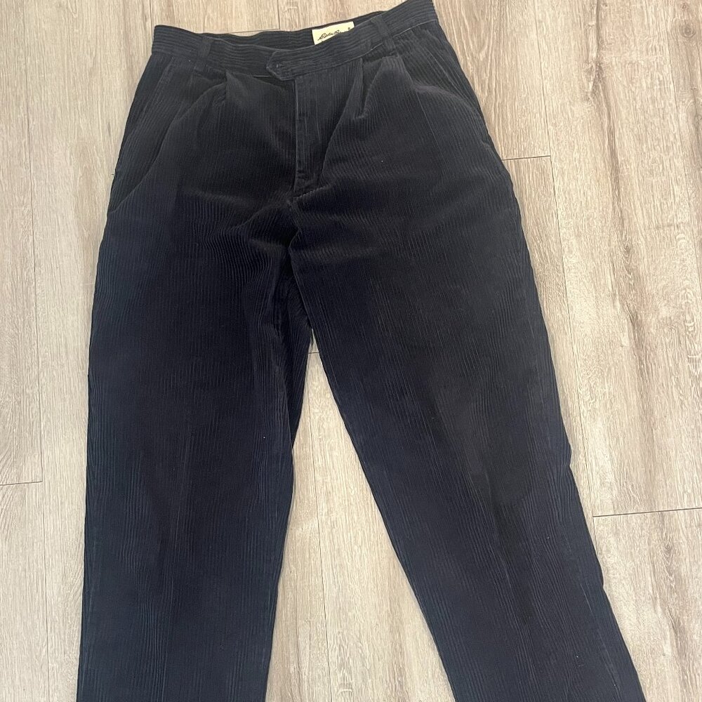 Eddie Bauer Vintage Straight Leg Corduroy Pants 32x34